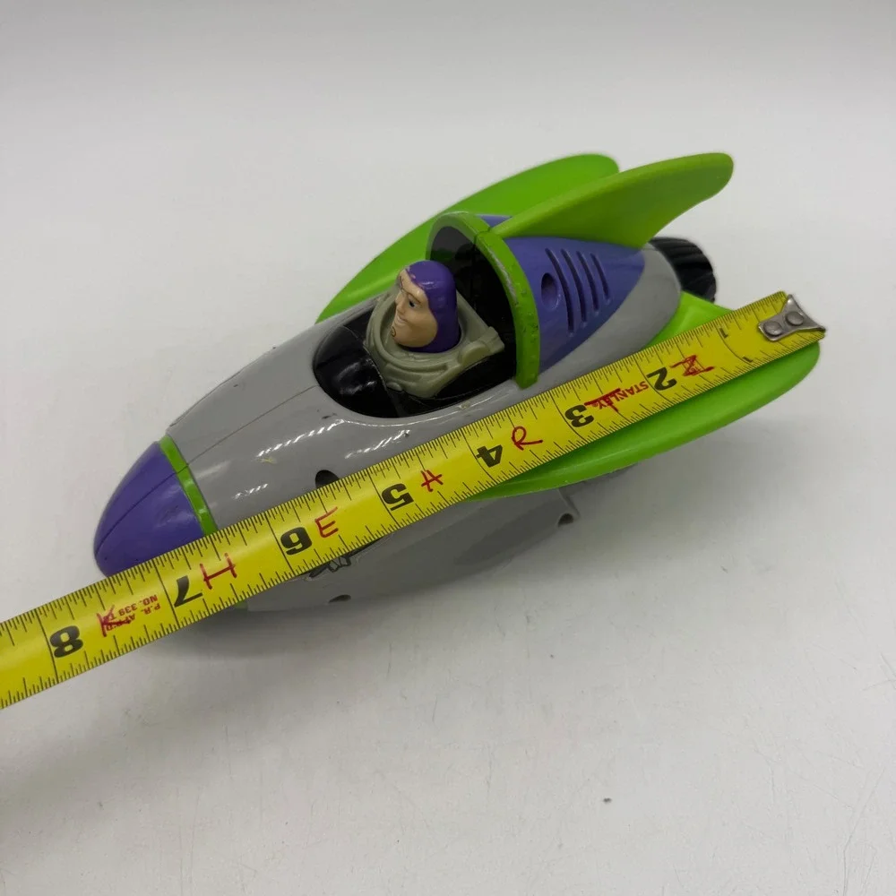 Disney Pixar Toy Story 3 Buzz Lightyear Star Command Spaceship Grey Green Purple